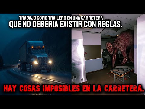 Soy Camionero En Una Carretera Que No Existe Con Reglas Extrañas (HISTORIA COMPLETA) - Creepypasta
