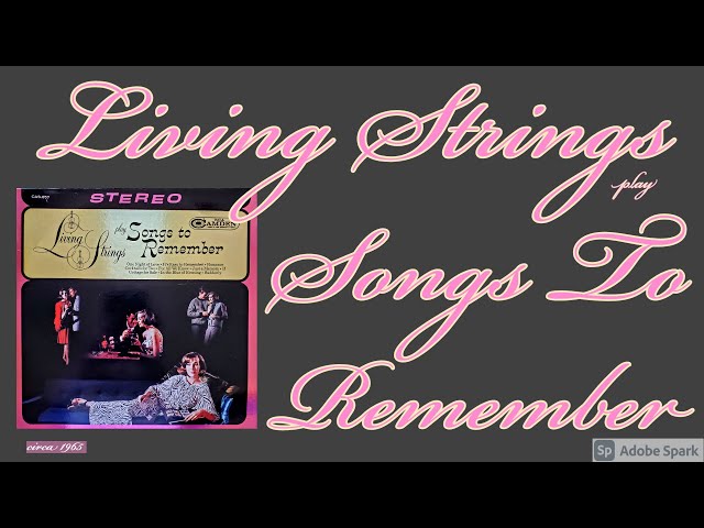 Living Strings - Cocktails For Two