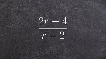 Simplifying a rational expression by factoring out the numerator