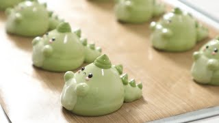 🦖미니오븐으로 공룡 캐릭터 머랭쿠키 만들기🦖Making Dinosaur Meringue Cookies with Mini Oven