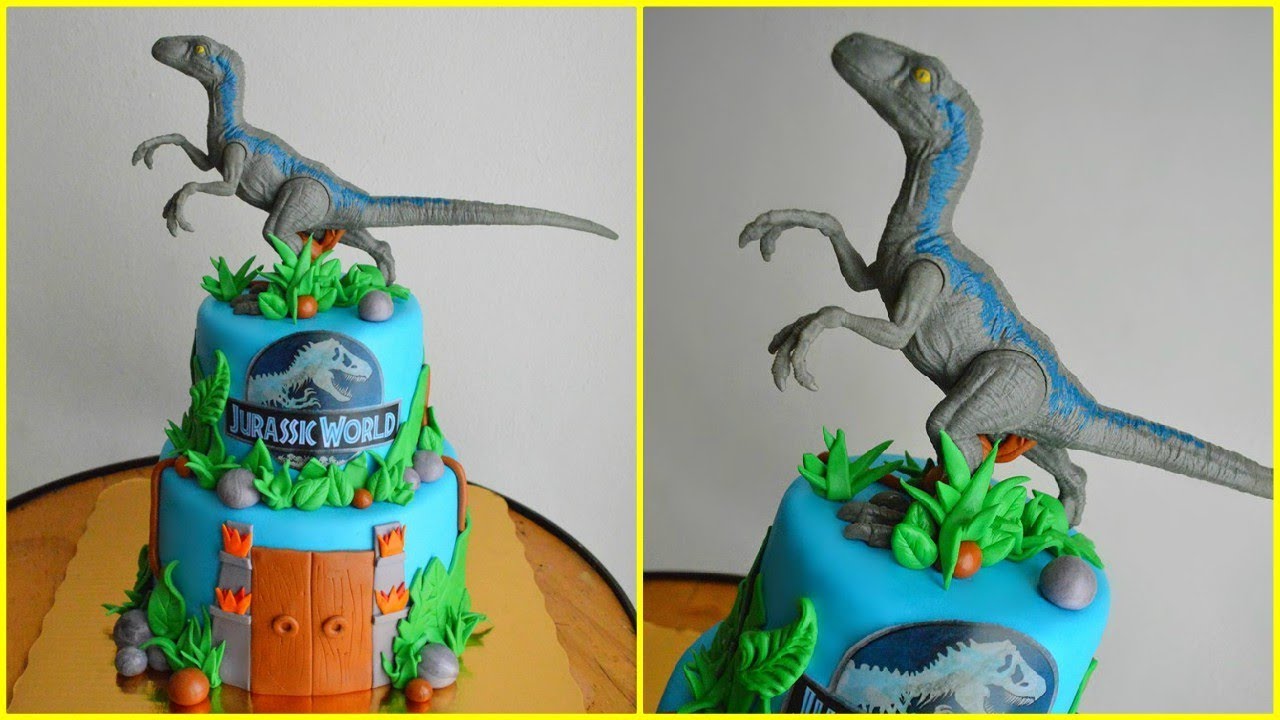 Pastel Jurassic World Azul Cos Youtube