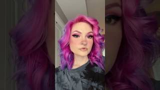 @alyssa.nicoleyt looks pretty in pink 💖🩷 she used Purple AF and Virgin Pink 💜🌸 #hair