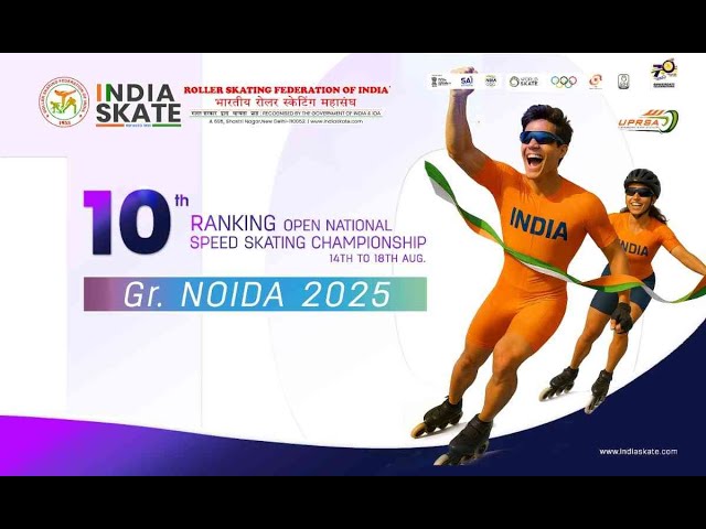 DAY 5 - 10TH RANKING - OPEN NATIONAL SPEED SKATING CHAMPIONSHIP - NOIDA 2025