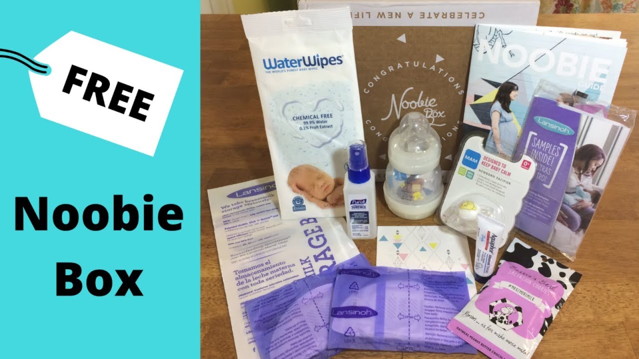 Noobie Box FREE Pregnancy Box YouTube