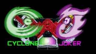 Kamen rider w double driver cyclone joker