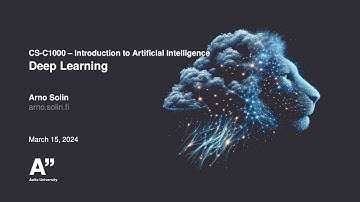 Introduction to AI (2024): Deep Learning