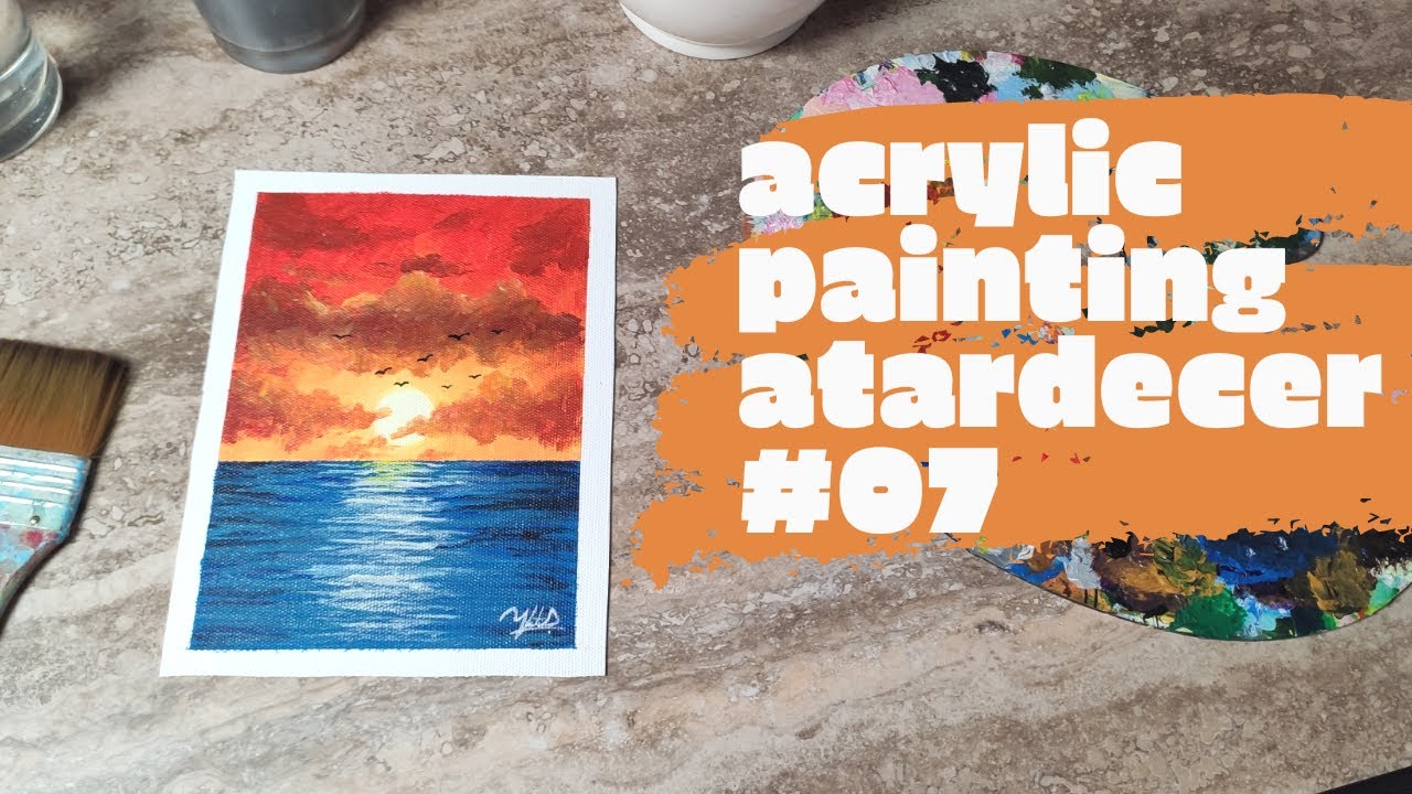 Como Pintar Un Mar Con Acrilico