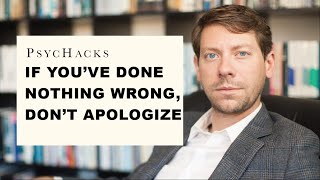 If you've done nothing wrong, don't apologize: how to navigate others' hurt feelings Resimi