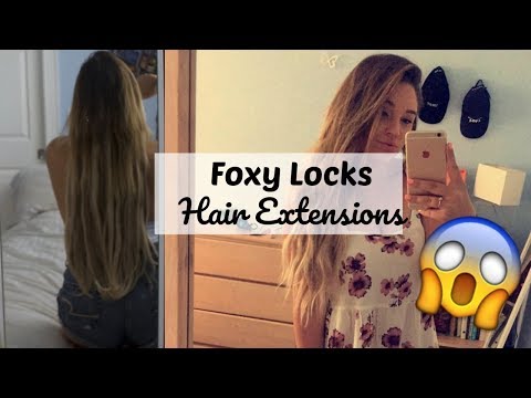 foxy-locks-unboxing-||-seamless-clip-in-extensions-||-latte-blonde-24"-280g-|-natalie-nicole