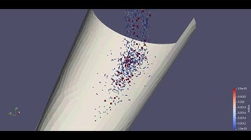 LIGGGHTS: Chute Wear Example with Flexible Fibers