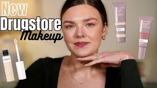 Drugstore Makeup Try On! Revlon Illuminance Serum Tint & Blush, L'Oreal True Match Radiant Concealer