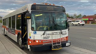 Join My Aunt & I On A Good 2008 New Flyer D40LFR #0827 | Mississauga Transit Route 1 Dundas West