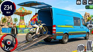 Realistic City Van Driving: Bike Transport simulator Vietnam van city Ride - android gameplay screenshot 5