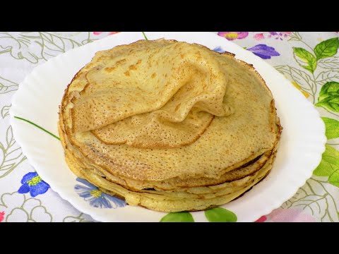 Video: Kefir Də Daxil Olmaqla, Düşməyən Yeməli Pancake: Foto Və Video Ilə Addım-addım Reseptlər