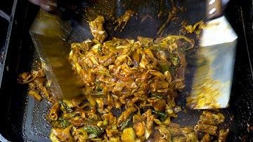 Sundae has been sold for 15 years. / Korean sausage Sundae, Stir-fried Tripe / Korean Street Food