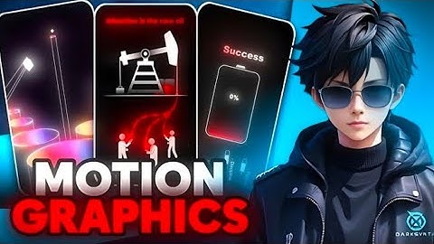 How To Create Motion Graphics In Just 2 minutes For Free! 