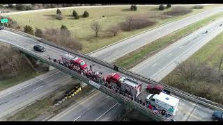 Sgt Jeremy Sherman Funeral Procession - Chebanse IL