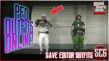 GTA 5 Online - ***PATCHED** SAVE WIZARD OUTFITS ONLINE - MINI PED...By SCG!