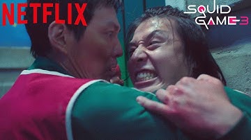 Gi Hun Vs Dae Ho - Fight Scene | Squid Game Season 3 Episode 2 Clip