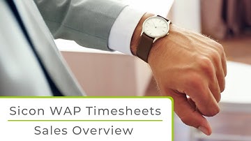 Sicon WAP Timesheets | Sales Overview