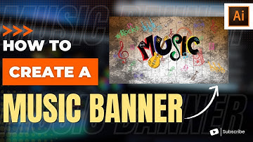 How to create a Banner | Music Banner | Illustrator