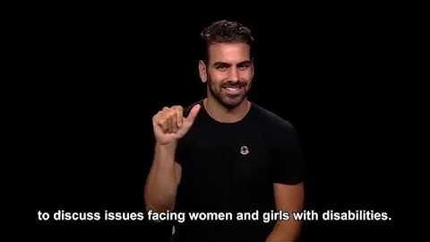 Model and Disability Rights Activist Visits the UN (American Sign Language version)