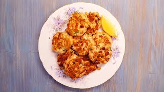 Сочные рубленные котлеты из красной 🐟 рыбы
