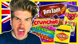 TRYING WEIRD AUSTRALIAN CANDY!