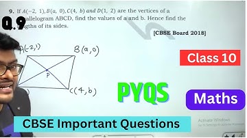 If A(-2,1),B(a,0),C(4,b) and D(1,2) are the vertices of a parallelogram ABCD, find the values of a