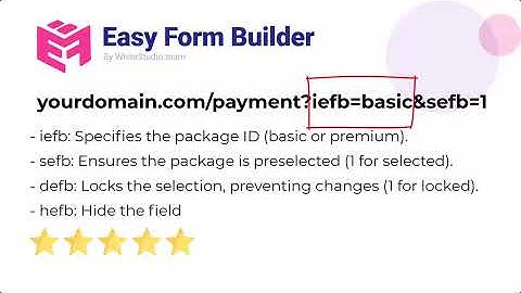 How to Connect a Pricing Table with a Payment Form in WordPress | Easy Form Builder Tutorial