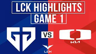 GEN vs DK Highlights Game 1 | LCK 2026 Rounds 3-4 | Gen.G vs Dplus Kia