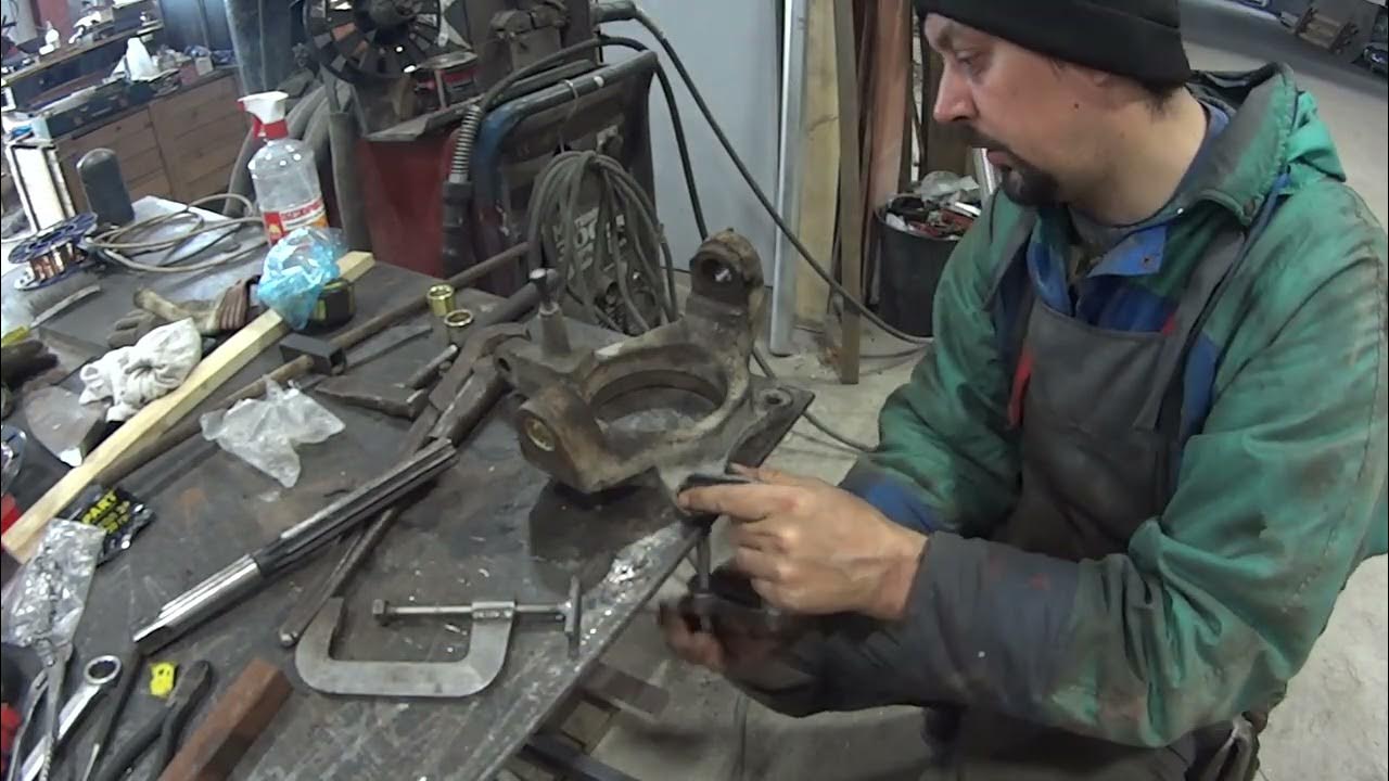 Замена шкворней соболь 4х4 - YouTube
