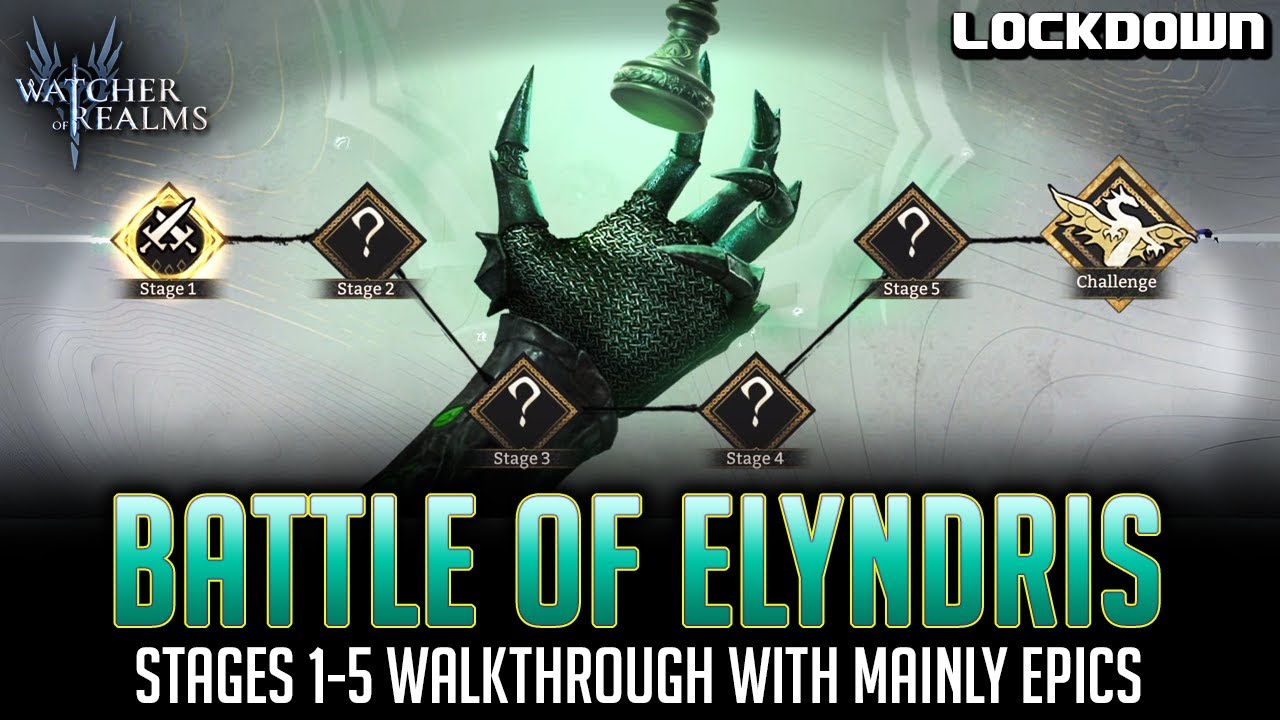 WOR: Battle For Elyndris, Campaign Stages 1-5 Walkthrough - Watcher of Realms Ashes to Ashes Guide