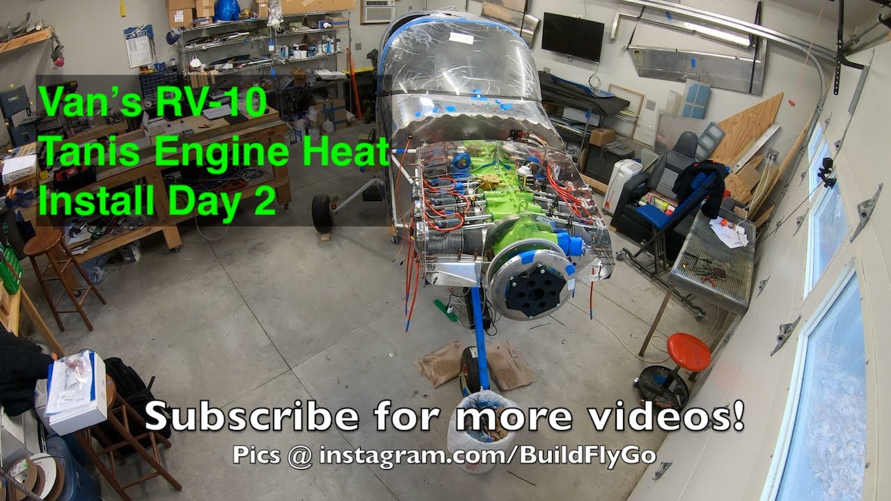 BuildFlyGo RV10 Tanis Engine PreHeat Install Day12 YouTube