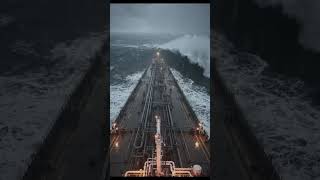 🌊 Battling the mighty North Sea! 🚢❄️#NorthSea #ShipLife #OceanWaves #Maritime #seawork #oceanspirit
