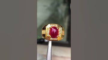 nhẫn nam đá chủ Ruby tự nhiên thiên nhiên, rất thích cho các anh trai nào yêu chính mình ạ