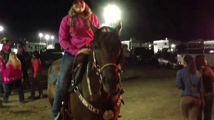 Stephanie Cochran (Barrel Racer) in her Bling Brea...