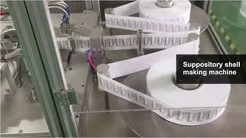 Automatic packing pvc pe film for Suppository shells making machine packing machine