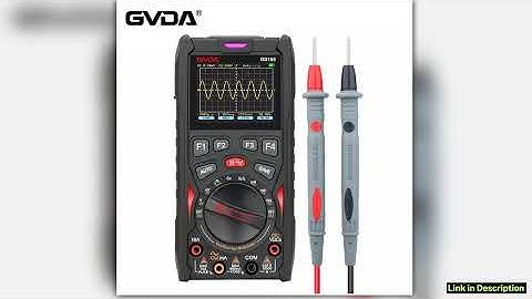 GVDA Digital Oscilloscope 50MSs Sampling Rate 12MHz Analog Bandwidth Multimeter Tester Signal Gener