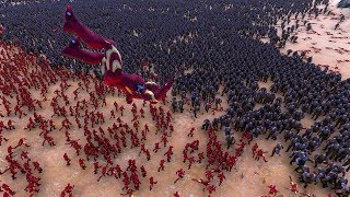 300 IRON MAN (ENDGAME) vs 50000 THANOS - Ultimate Epic Battle Simulator