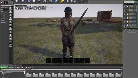 Conan Exiles - Mod Preview 2 - Thrall Wardrobe with weapons and animations