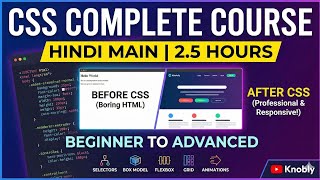 CSS Tutorial for Beginners | Complete CSS with Project, Notes & Code screenshot 3