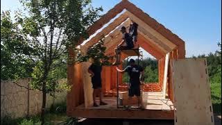 Step-by-Step Build: Eco Barn House in Birch Plywood 🌿