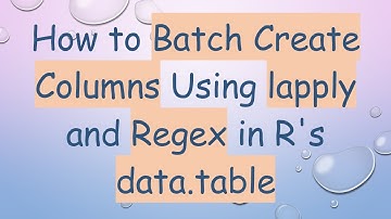 How to Batch Create Columns Using lapply and Regex in R