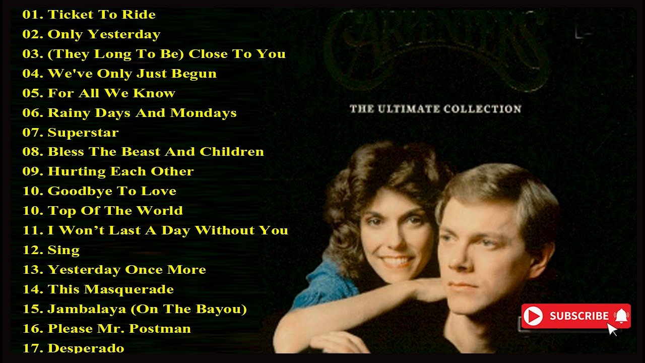 The Carpenters - Ultimate Collection Vol. 2 - YouTube