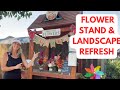 August Flower Stand Refresh | summer Inspired Decor &amp; Summer Garden Tasks 🍉🌼
