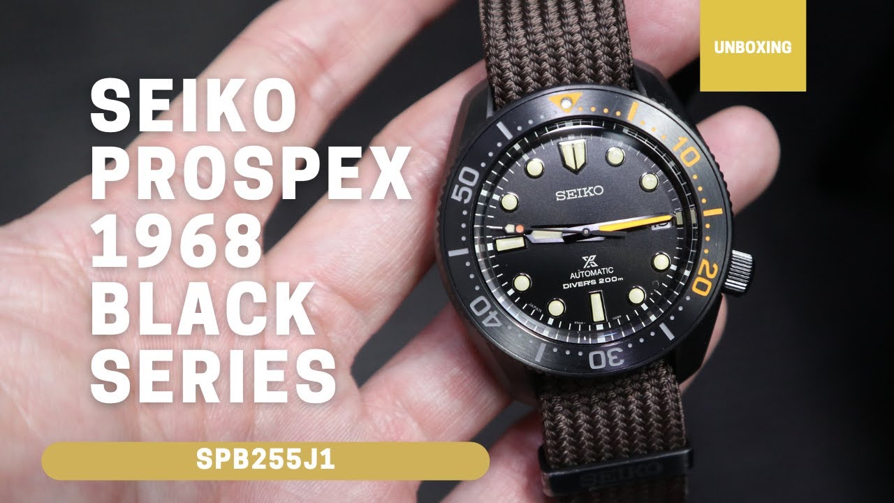 Unboxing Seiko Prospex 1968 Diver's Modern Re-interpretation SPB255 -  YouTube