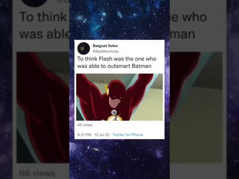 Flash outsmarts Batman #shorts #justiceleague #batman #superman #flash