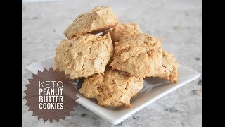Keto Peanut Butter Cookies - Low Carb Cookie Recipe - Ketogenic Diet