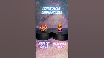 INSIDE OUT VS INSIDE OUT 2 DISNEY STORE DELUXE FIGURINES COMPARISON! 2015 VS. 2024!